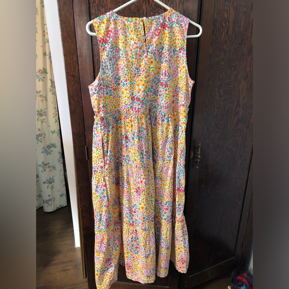 J. Crew Floral Midi Dress - Picture 5 of 7